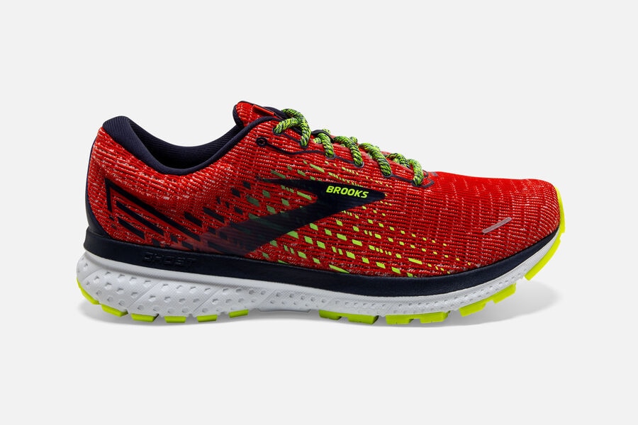 Brooks Ghost 13 Road Loopschoenen Heren - Rood/Zwart - 018324INO